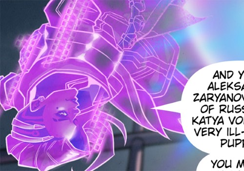 Overwatch Comic Sample Panel