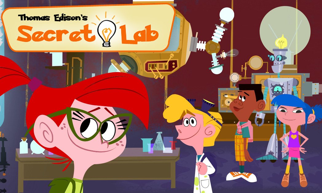 Thomas Edison's Secret Lab Logo