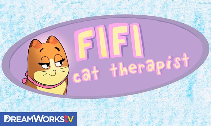 Fifi: Cat Therapist Logo